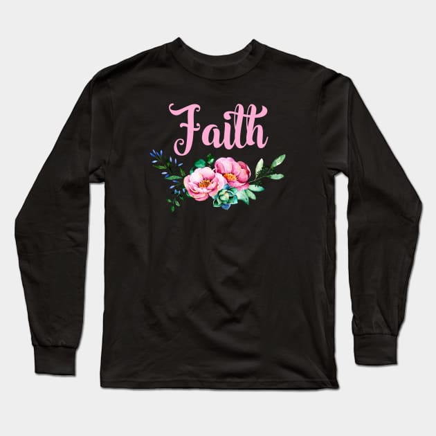 Faith Long Sleeve T-Shirt by LebensART